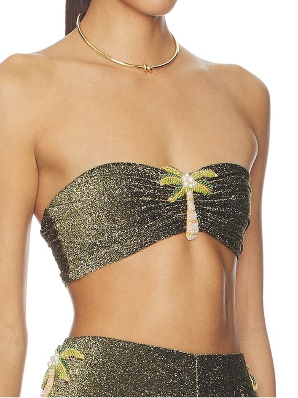 Mariandree Gaitan Emily Top in green